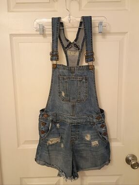 Rewash Blue Denim Overalls